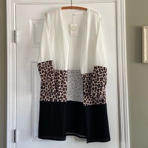 Classic duster sweater with pockets!